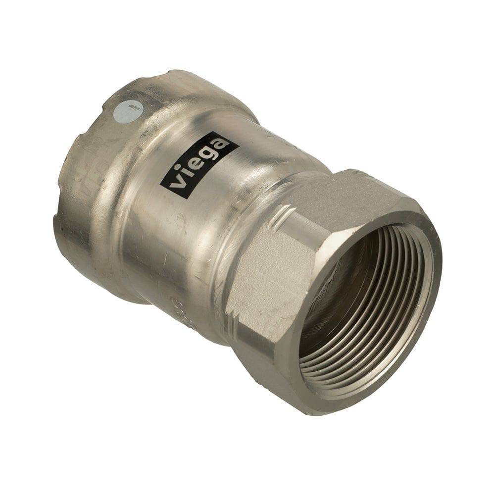 Viega MegaPress 316 FKM FPT Adapter - 1-1/4" x 1-1/4" (FPT) [91255] - Twin Screws Marine Service