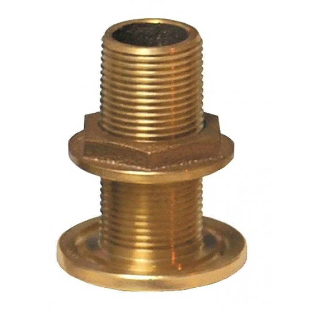 GROCO 2-1/2" Bronze Thru-Hull Fitting w/Nut [TH-2500-W] - Twin Screws Marine Service