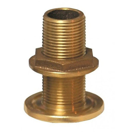 GROCO 2-1/2" Bronze Thru-Hull Fitting w/Nut [TH-2500-W] - Twin Screws Marine Service
