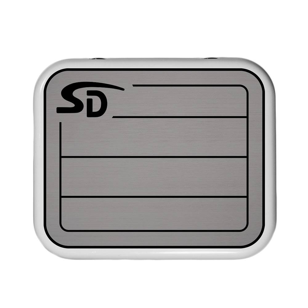 SeaDek YETI Roadie 24 Teak Cooler Pad - 6mm - Storm Grey/Black [53637-80066] - Twin Screws Marine Service