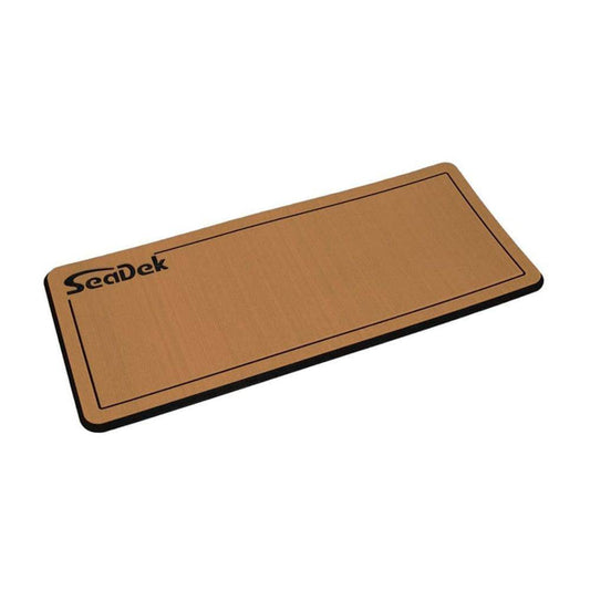 SeaDek 14 x 36" 20mm Dual Density Small Helm Pad w/SeaDek Logo - Brushed Texture - Mocha/Black (355.6mm x 914.4mm x 20mm) [37925-80327] - Twin Screws Marine Service