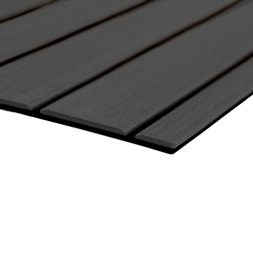 SeaDek 40" x 80" 6mm Teak Full Sheet - Brushed Texture - Dark Grey/Black (1016mm x 2032mm x 6mm) [32279-80067] - Twin Screws Marine Service