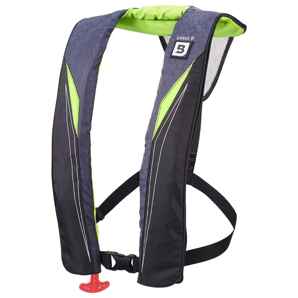 Bluestorm Cirrus 26 Auto/Manual Type V Inflatable PFD - Hi-Vis [SL6F-21-HVS] - Twin Screws Marine Service