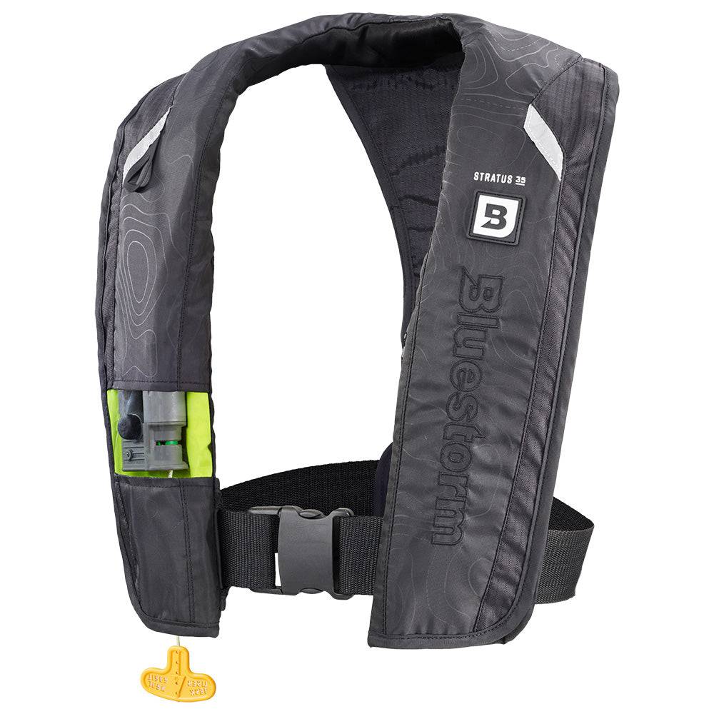 Bluestorm Stratus 35 Auto Type II Inflatable PFD - Apex Black [T1H-19-BLK] - Twin Screws Marine Service