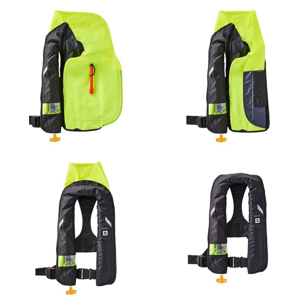 Bluestorm Stratus 35 Auto Type II Inflatable PFD - Hi-Vis [T1H-19-HVS] - Twin Screws Marine Service