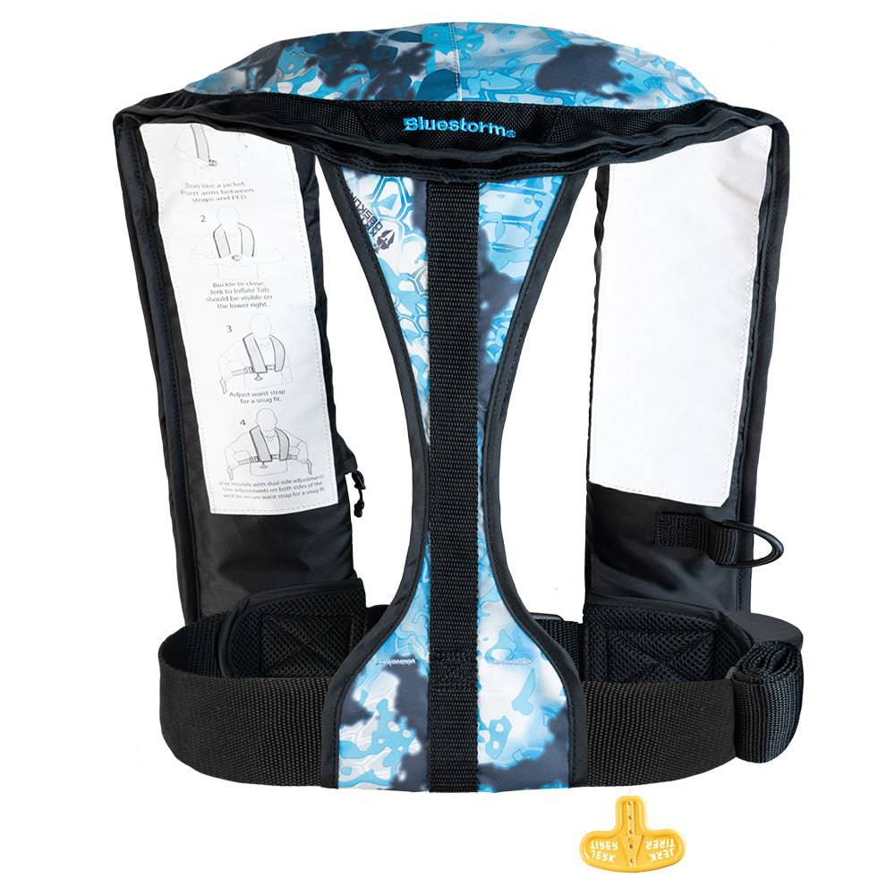 Bluestorm Kryptek Stratus 35 Auto Type II Inflatable PFD - Obscura Litus [BS-T1H-23-LIT] - Twin Screws Marine Service