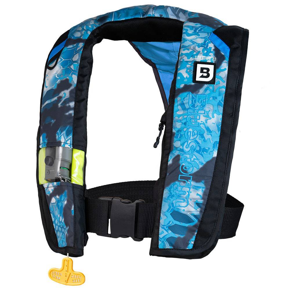 Bluestorm Kryptek Stratus 35 Auto Type II Inflatable PFD - Obscura Litus [BS-T1H-23-LIT] - Twin Screws Marine Service