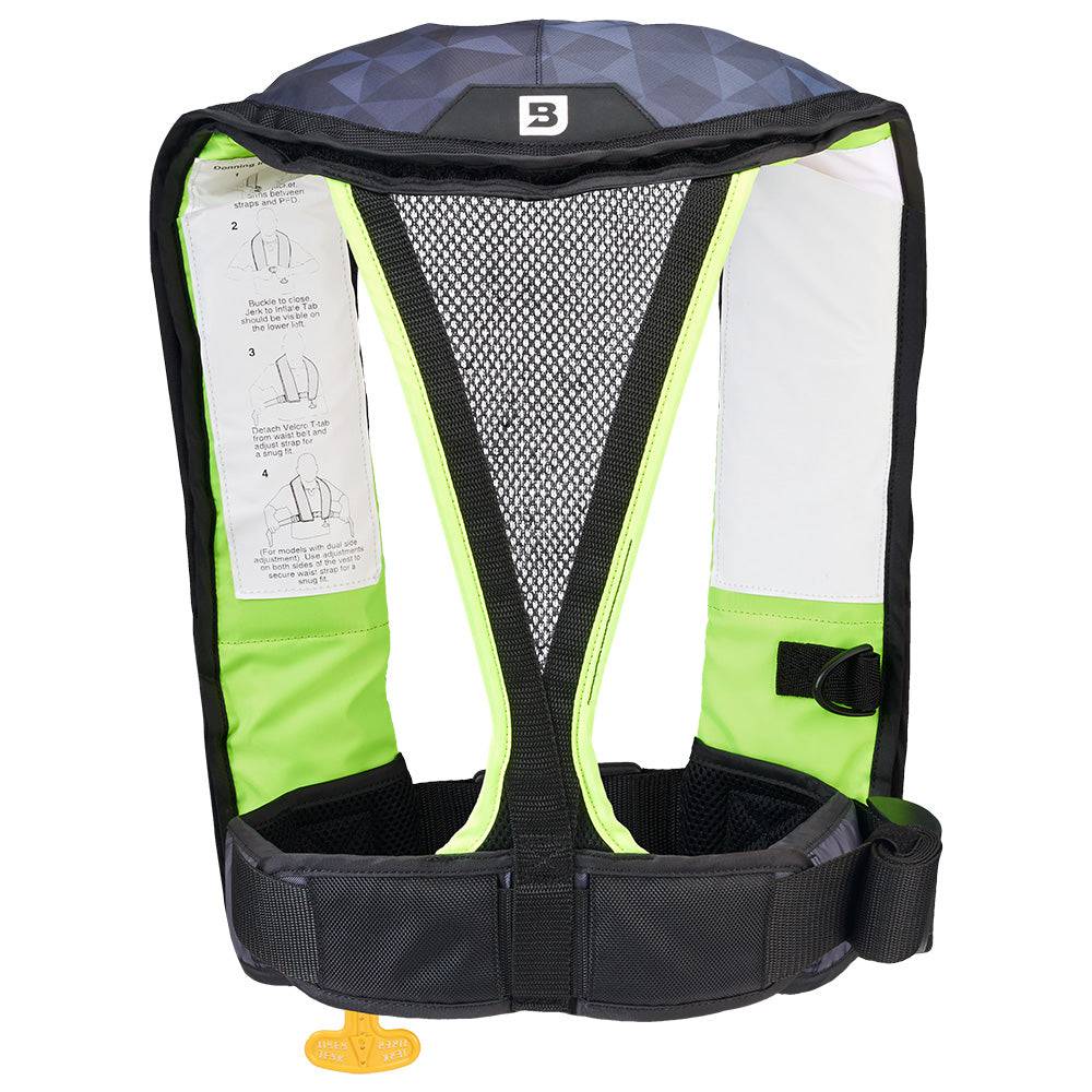 Bluestorm Atmos 40 Auto Type II Inflatable PFD - Hi-Vis [D1H-19-HVS] - Twin Screws Marine Service