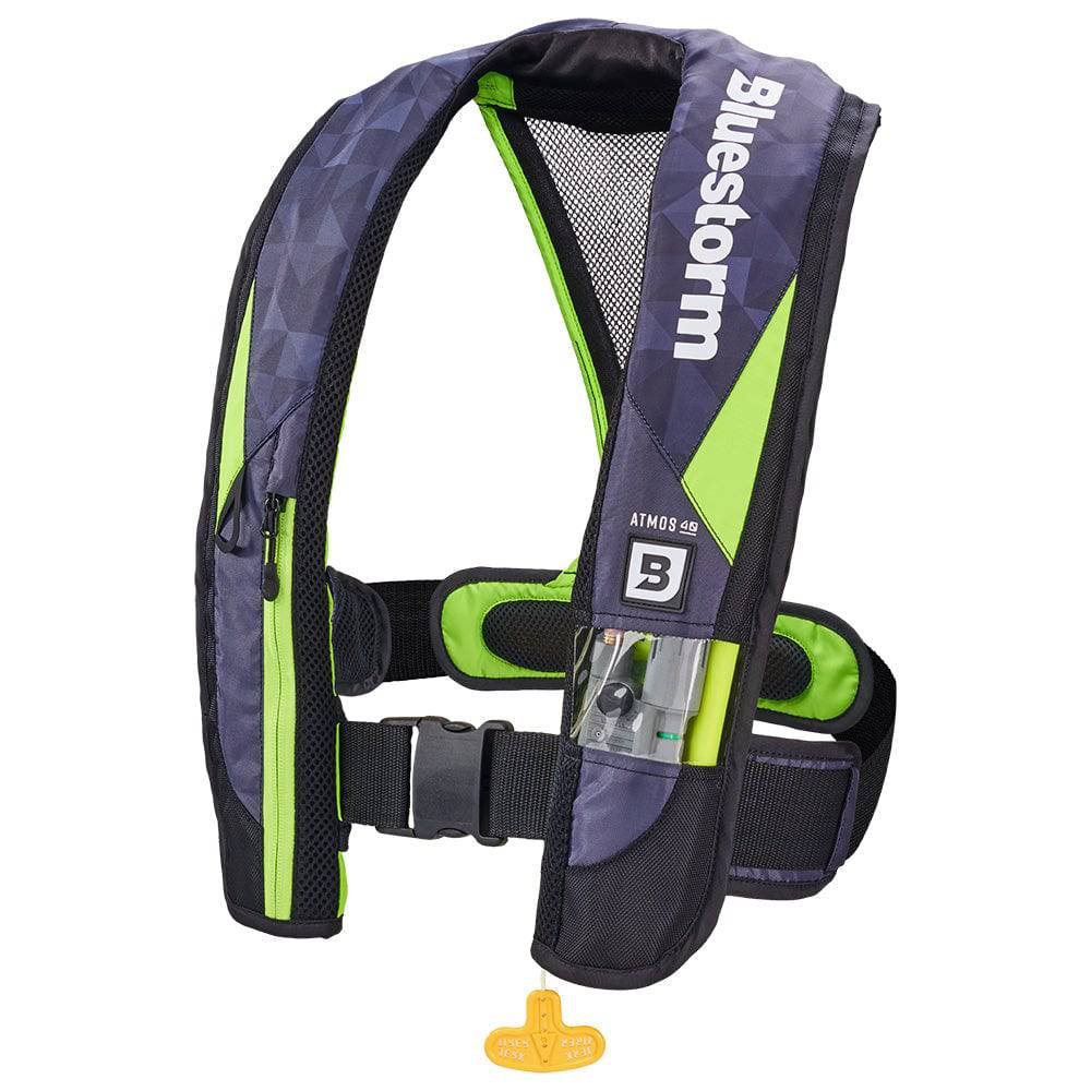 Bluestorm Atmos 40 Auto Type II Inflatable PFD - Hi-Vis [D1H-19-HVS] - Twin Screws Marine Service