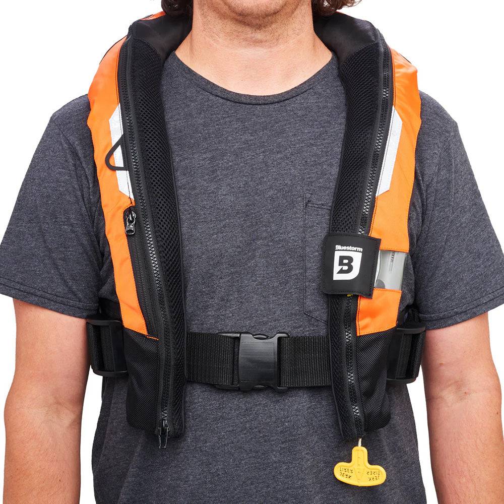 Bluestorm Arcus 40 Auto Type II Inflatable PFD - Deep Blue [BS-ZD1H-22-BLU] - Twin Screws Marine Service