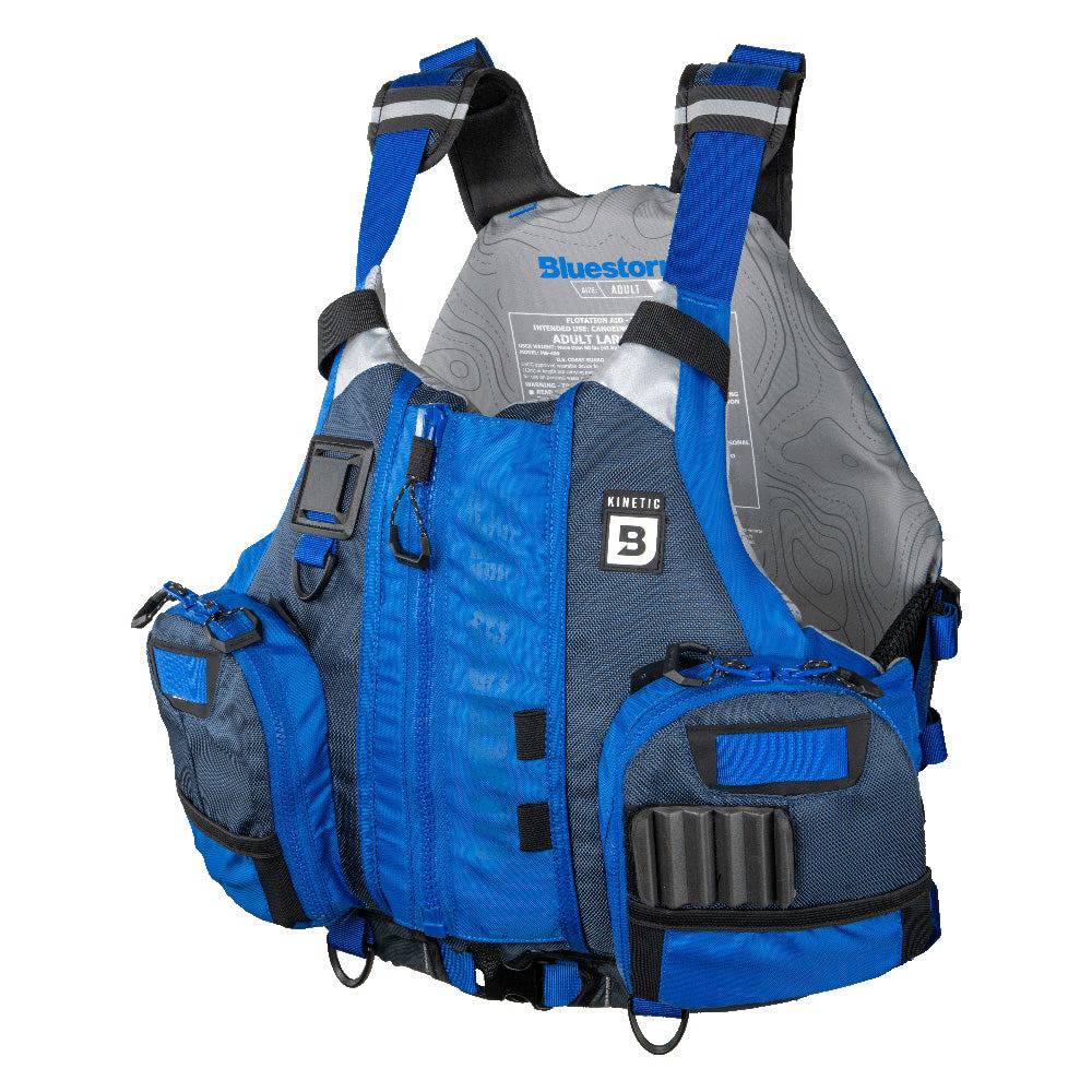 Bluestorm Kinetic Kayak Fishing Vest - Deep Blue - S/M [BS-409-BLU-S/M] - Twin Screws Marine Service