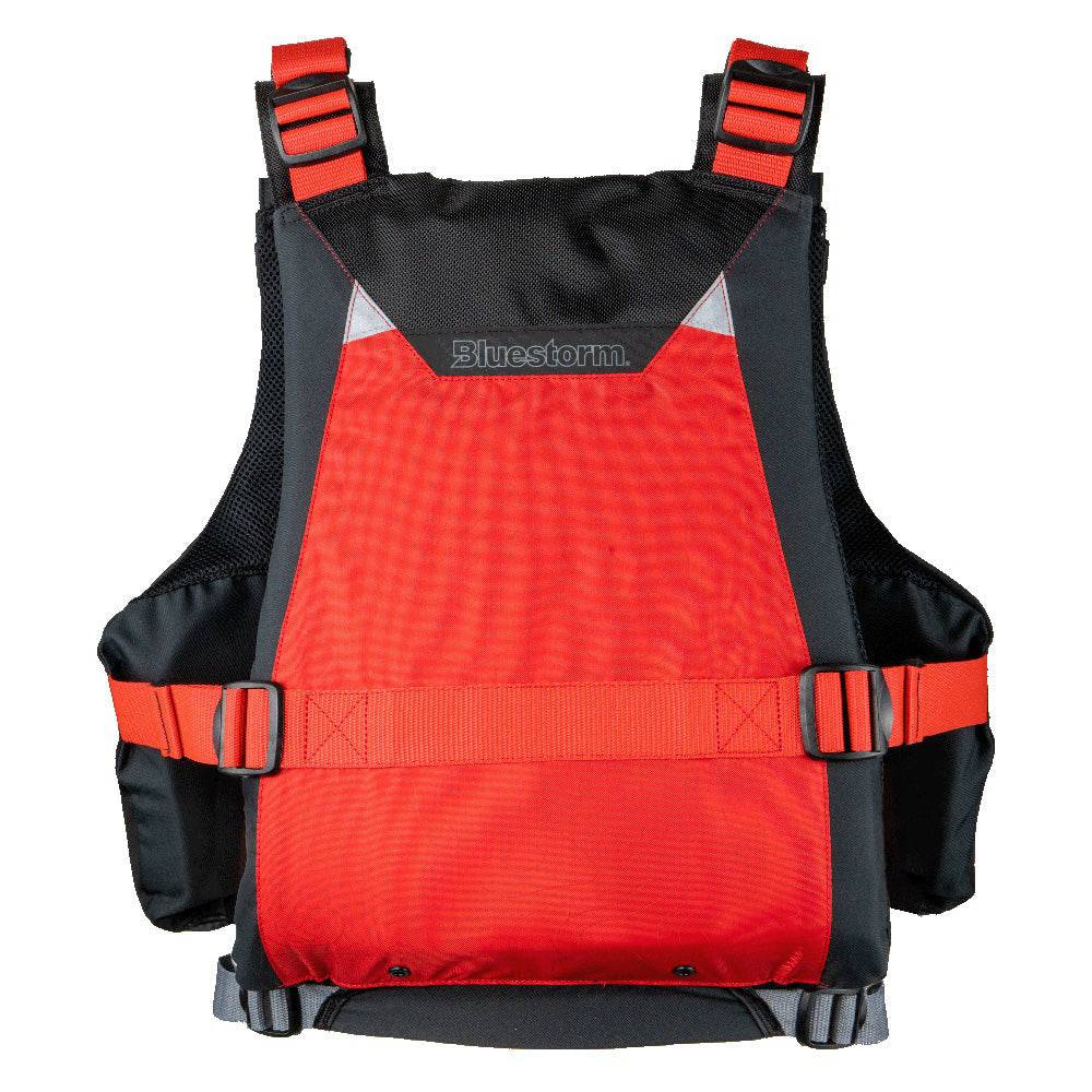 Bluestorm Motive Kayak Fishing Vest - Nitro Red - S/M [BS-248-RDD-S/M] - Twin Screws Marine Service