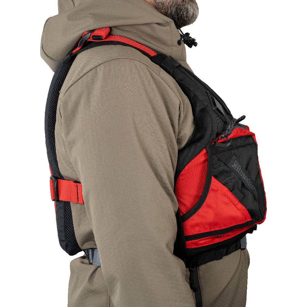 Bluestorm Motive Kayak Fishing Vest - Nitro Red - S/M [BS-248-RDD-S/M] - Twin Screws Marine Service