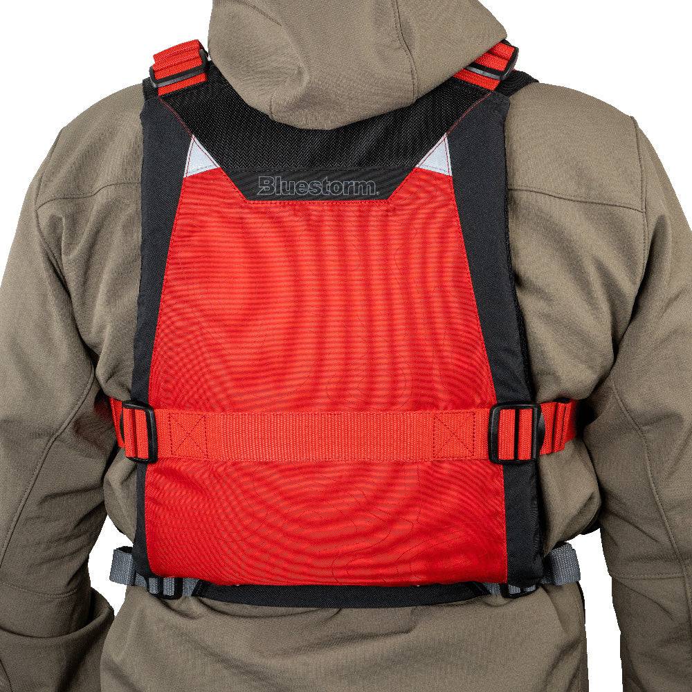 Bluestorm Motive Kayak Fishing Vest - Nitro Red - S/M [BS-248-RDD-S/M] - Twin Screws Marine Service