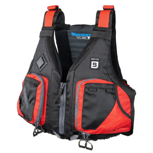 Bluestorm Motive Kayak Fishing Vest - Nitro Red - L/XL [BS-248-RDD-L/XL] - Twin Screws Marine Service