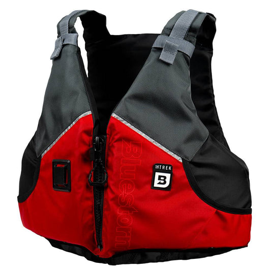 Bluestorm Trek Adult Universal Paddling Vest - Nitro Red [BS-249-RED-U] - Twin Screws Marine Service