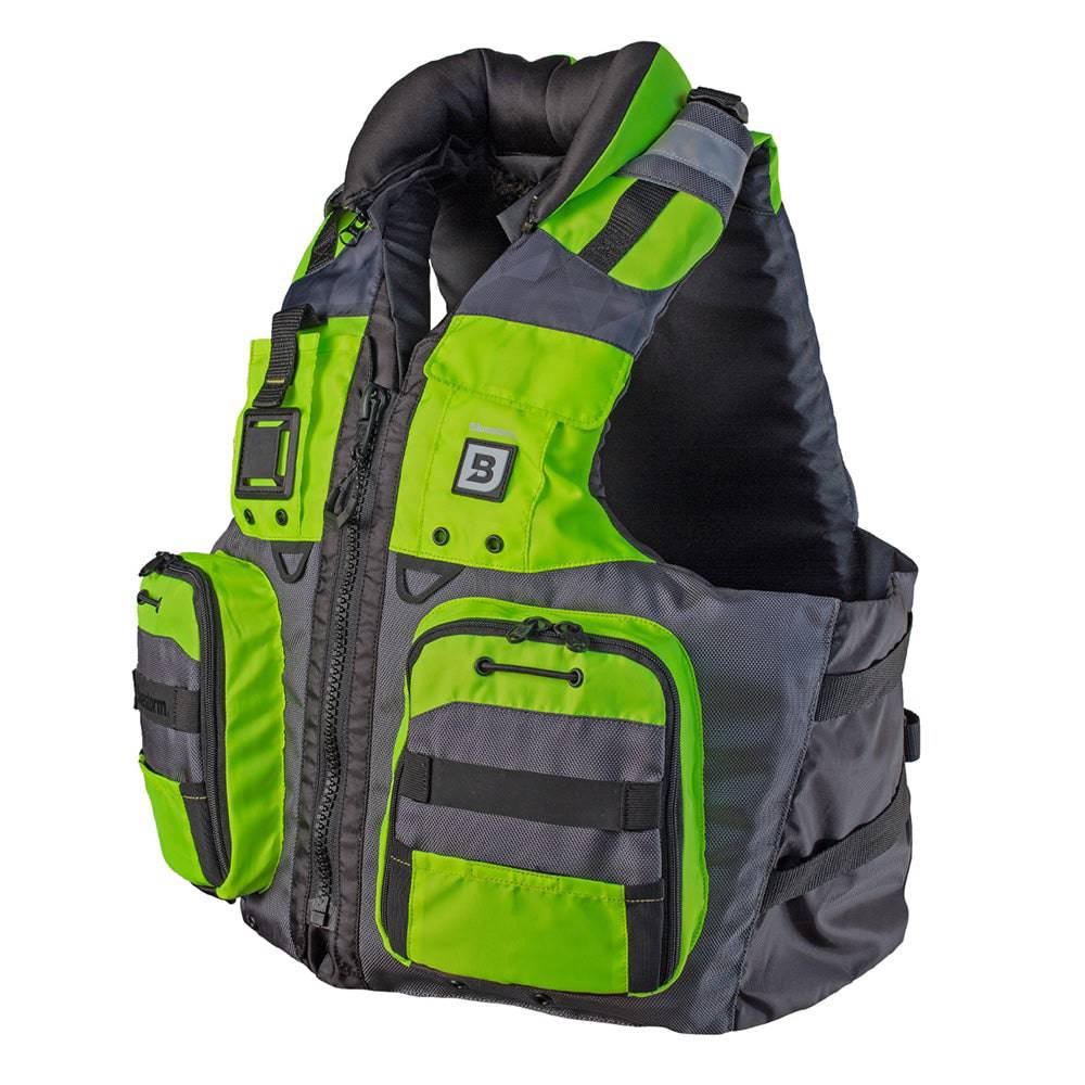 Bluestorm Classic Adult Fishing Life Jacket - Hi-Vis - S/M [BS-70B-HVS-S/M] - Twin Screws Marine Service