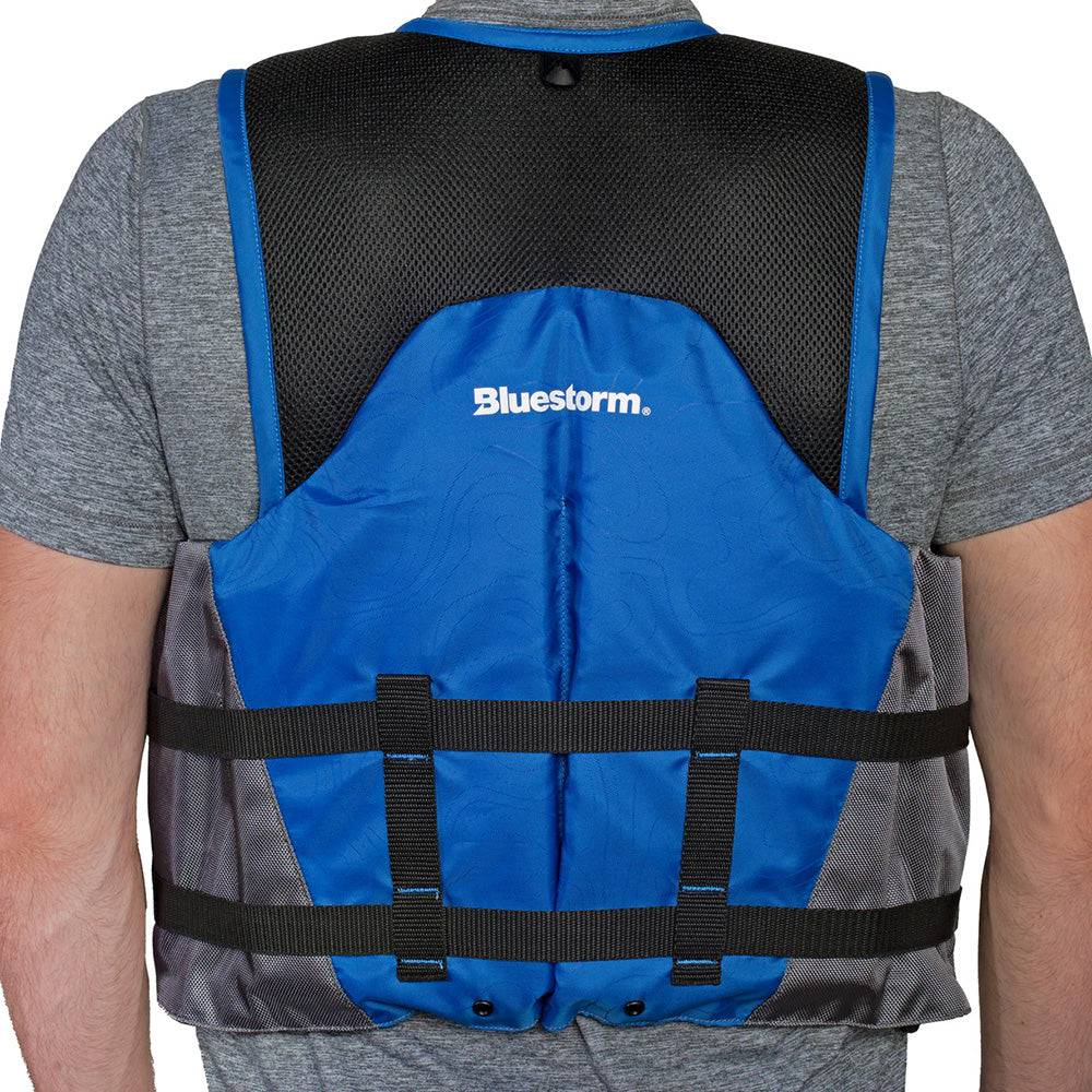 Bluestorm Sportsman Adult Mesh Fishing Life Jacket - Deep Blue - L/XL [BS-105-BLU-L/XL] - Twin Screws Marine Service