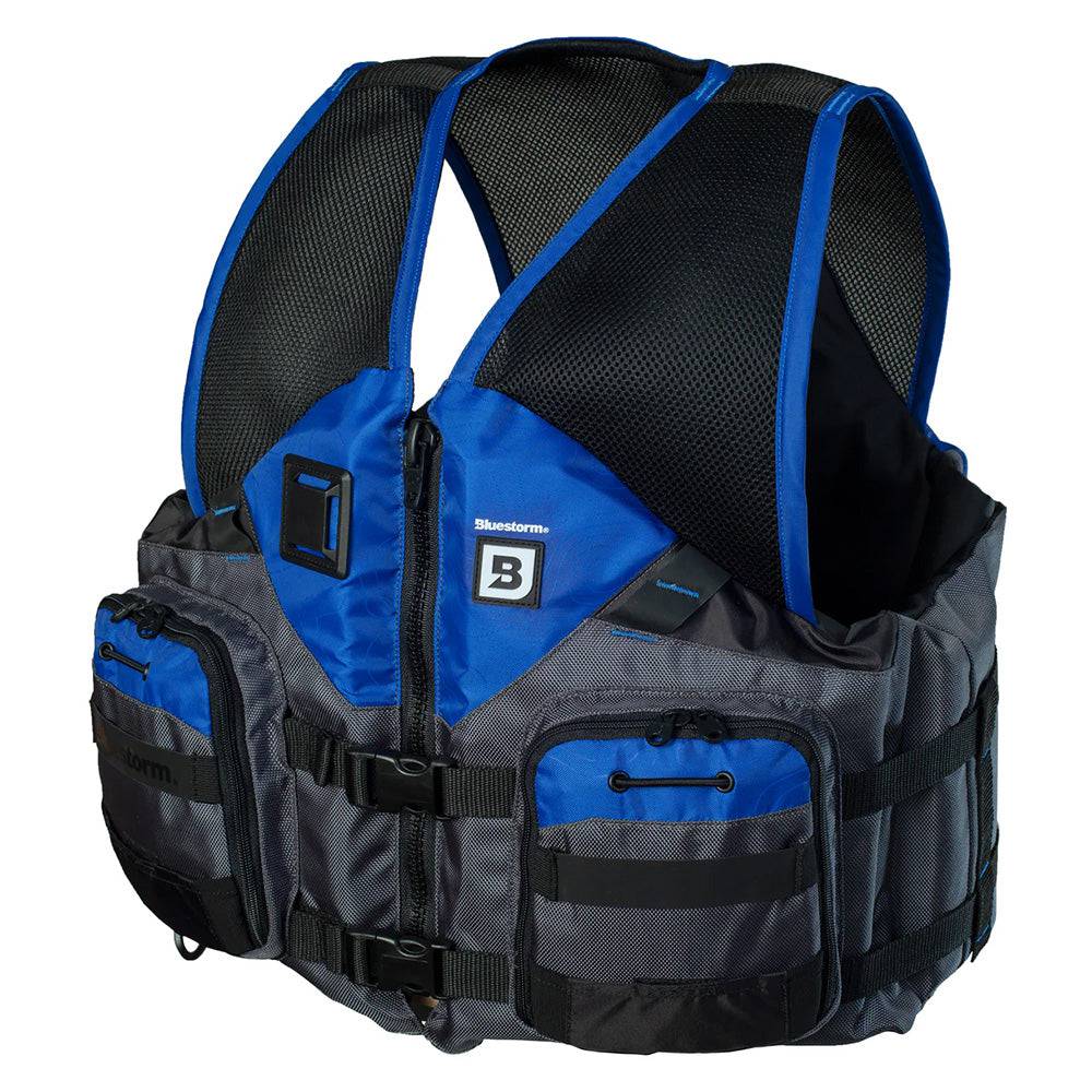 Bluestorm Sportsman Adult Mesh Fishing Life Jacket - Deep Blue - L/XL [BS-105-BLU-L/XL] - Twin Screws Marine Service