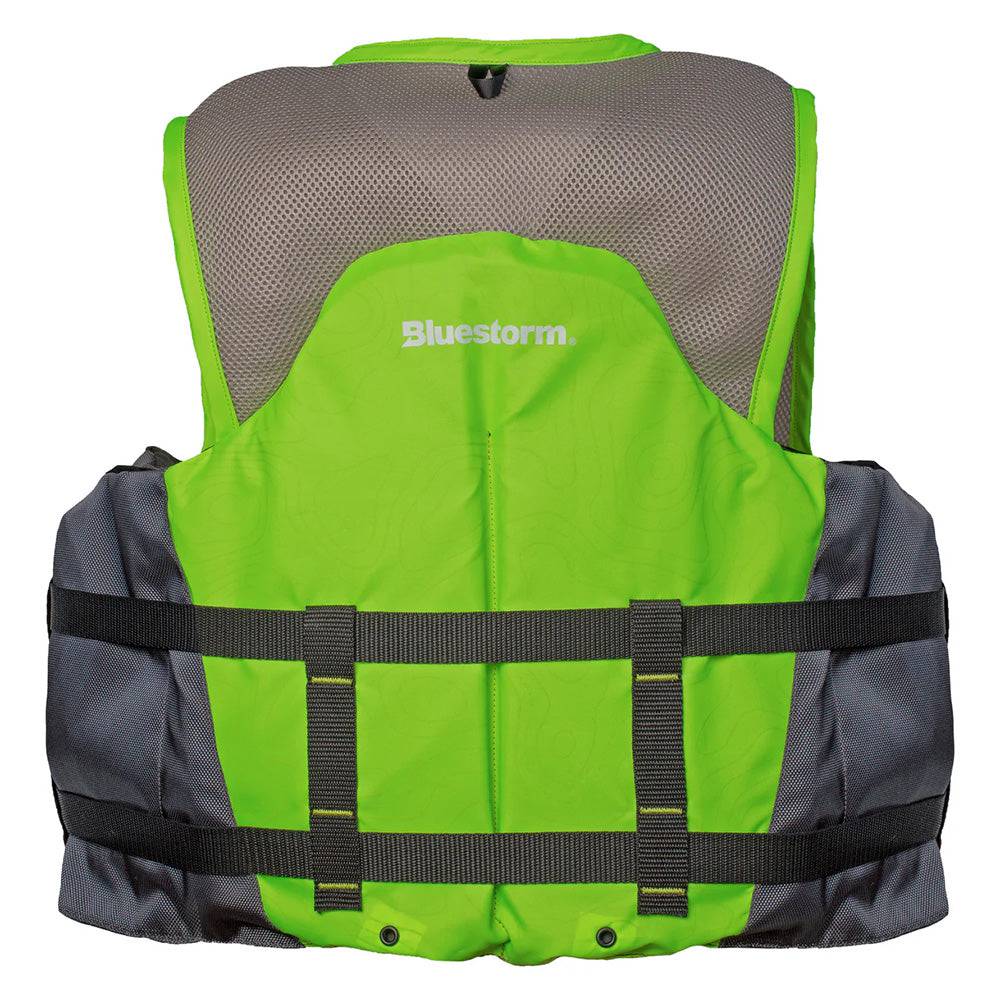 Bluestorm Sportsman Adult Mesh Fishing Life Jacket - Hi-Vis - 2XL/3XL [BS-105-HVS-2/3X] - Twin Screws Marine Service