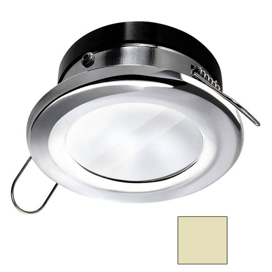 i2Systems Apeiron A1110Z 4.5W Spring Mount Light - Round - Warm White - Polished Chrome Finish [AP-4W-30K-PW11] - Twin Screws Marine Service