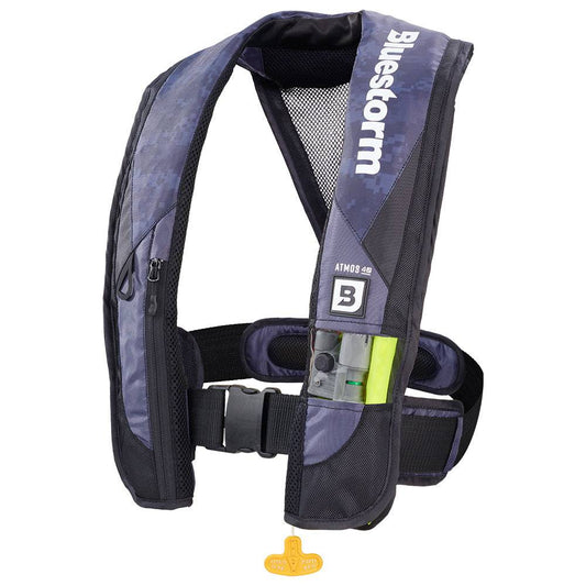 Bluestorm Atmos 40 Auto Type II Inflatable PFD - Apex Black [D1H-19-BLK] - Twin Screws Marine Service