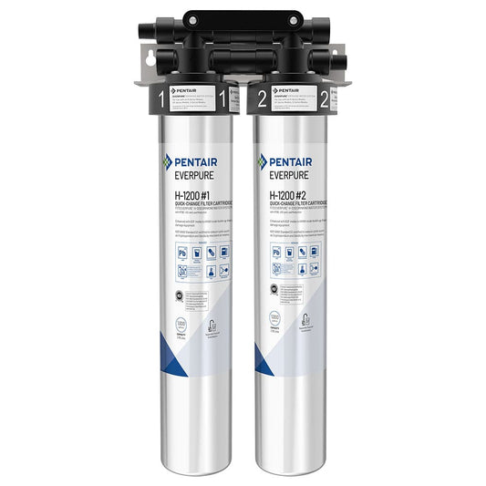 Shurflo by Pentair Everpure H-1200 Two-Stage Drinking Water System [EV928200] - Twin Screws Marine Service