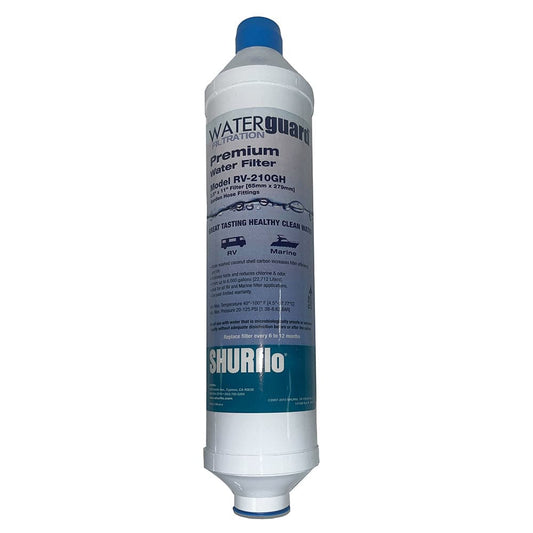 Shurflo by Pentair City Water Entry In-Line Filter w/Garden Hose Ends [RV-210GH-A] - Twin Screws Marine Service