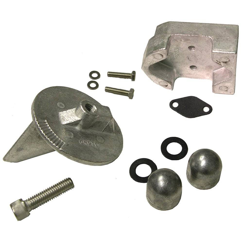 Performance Metals Mercruiser Alpha 1 Gen 1 Complete Anode Kit (No Power Steering) - Aluminum [10205A] - Twin Screws Marine Service