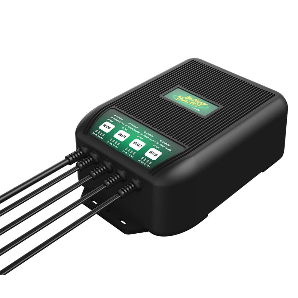 Battery Tender WaveCharge Pro 4-Bank 12V, 40 AMP Battery Charger [022-1009-DL-WH] - Twin Screws Marine Service