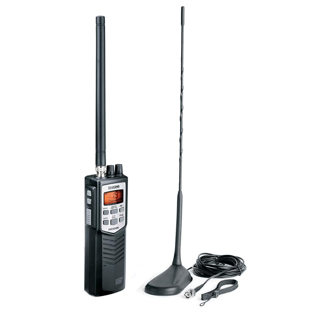 Uniden PRO501TK Handheld CB Radio w/High Gain Magnetic Mount Antenna [PRO501TK] - Twin Screws Marine Service