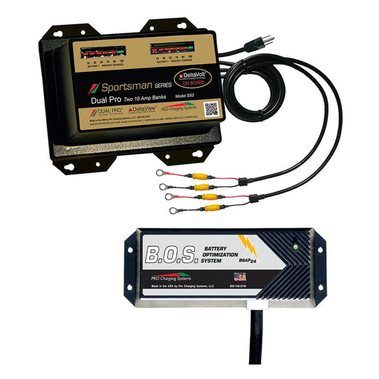 Dual Pro SS2 2 Bank Battery Charger w/2 Bank B.O.S. [SS2/BOS12V2] - Twin Screws Marine Service