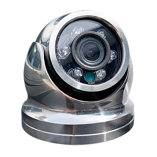 Iris Hi-Resolution Analog Mini Dome Camera - 316 Stainless Steel - CVBS - TVI [IRIS-S060-18] - Twin Screws Marine Service