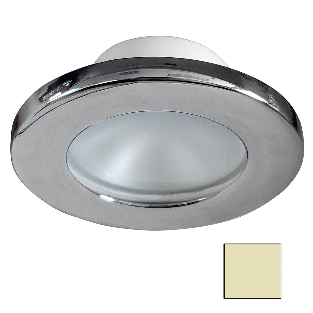 i2Systems Apeiron 2.5W Screw Mount Light - Warm White - Polished Chrome Finish [APL-2W-30K-PW11] - Twin Screws Marine Service
