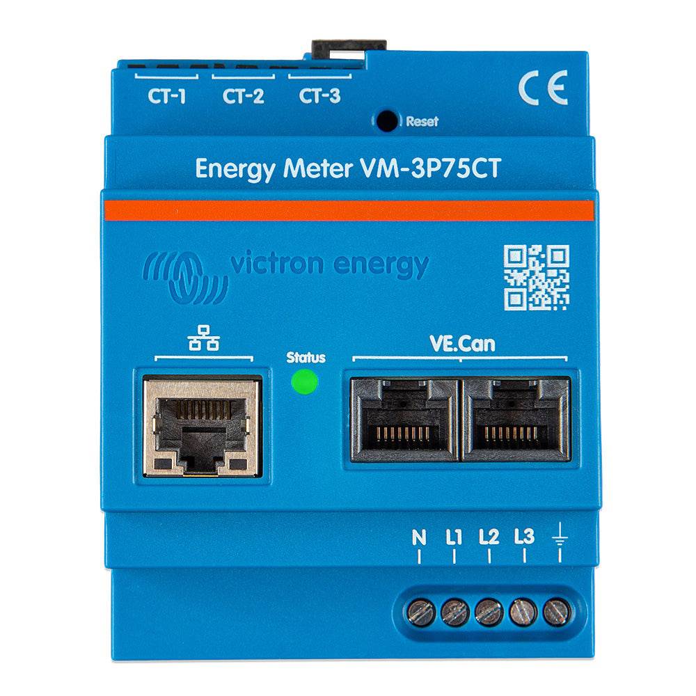 Victron Energy Meter VM-3P75CT Single + 3-Phase [REL200300100] - Twin Screws Marine Service