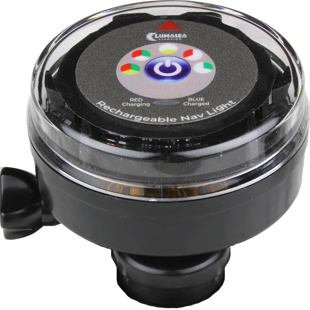 Lunasea Rechargeable Tri-Color Portable Navigation Light (No Mount) - Black [LLB-72BK-UB-00] - Twin Screws Marine Service