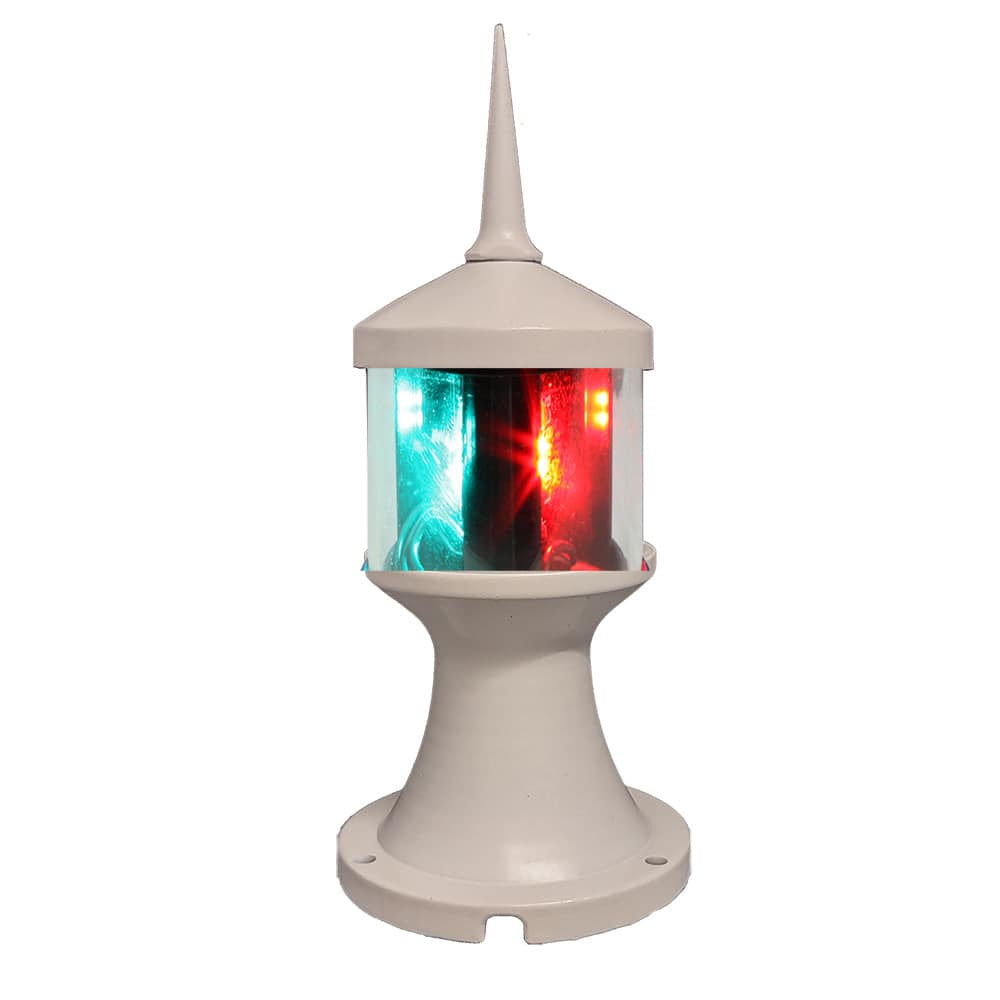 Lunasea Tri-Color/Anchor Zero Emission Light Fixture - 12V - White [LLB-73BK-01-WB] - Twin Screws Marine Service