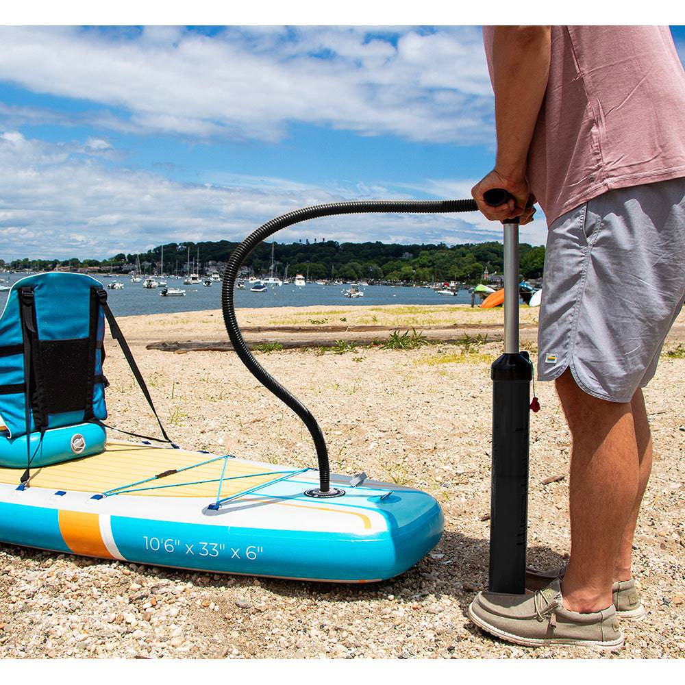 Solstice Watersports 10'6" Rambler Inflatable Stand-Up Paddleboard/Kayak 2-In-1 Kit w/Seat  Convertible Paddle - Orange [36201] - Twin Screws Marine Service