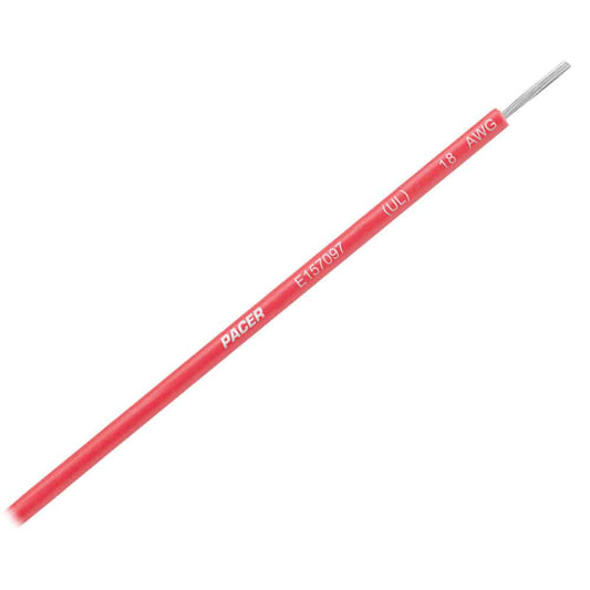 Pacer Red 18 AWG UL Marine Wire - 35' [WUL18RD-35] - Twin Screws Marine Service