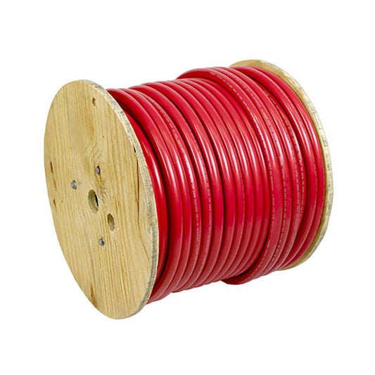 Pacer Red 1/0 AWG Battery Cable - 250' [WUL1/0RD-250] - Twin Screws Marine Service