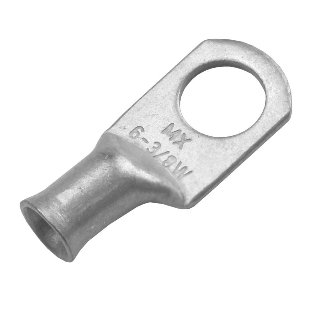Pacer Tinned Lug 6 AWG - 3/8" Stud Size - 10 Pack [TAE6-38R-10] - Twin Screws Marine Service