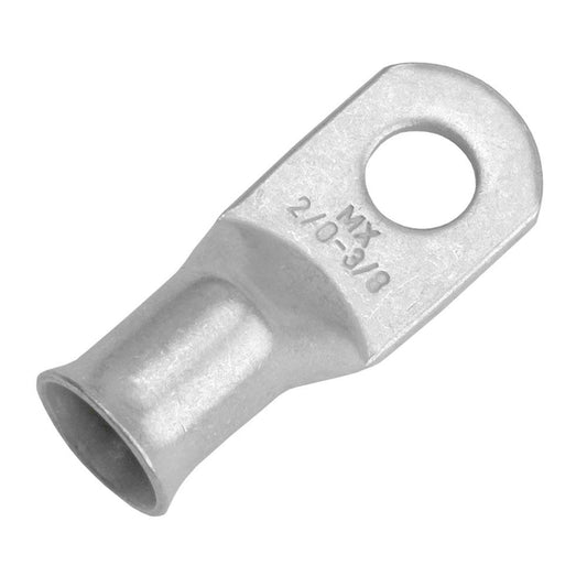 Pacer Tinned Lug 2/0 AWG - 3/8" Stud Size - 10 Pack [TAE2/0-38R-10] - Twin Screws Marine Service