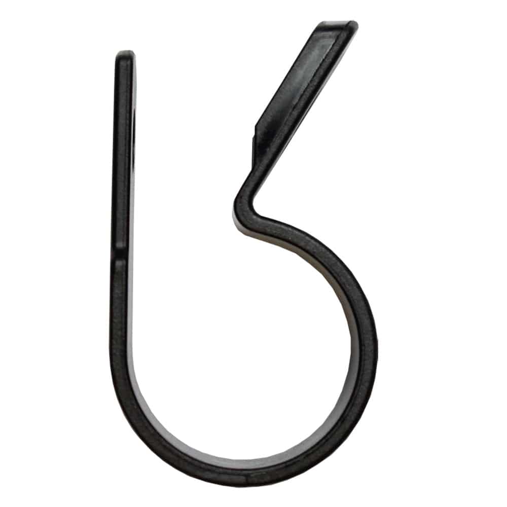 Pacer UV Resistant Nylon C-Clamps - 5/8" - Black - 25 Pack [BCCH10-25BK] - Twin Screws Marine Service