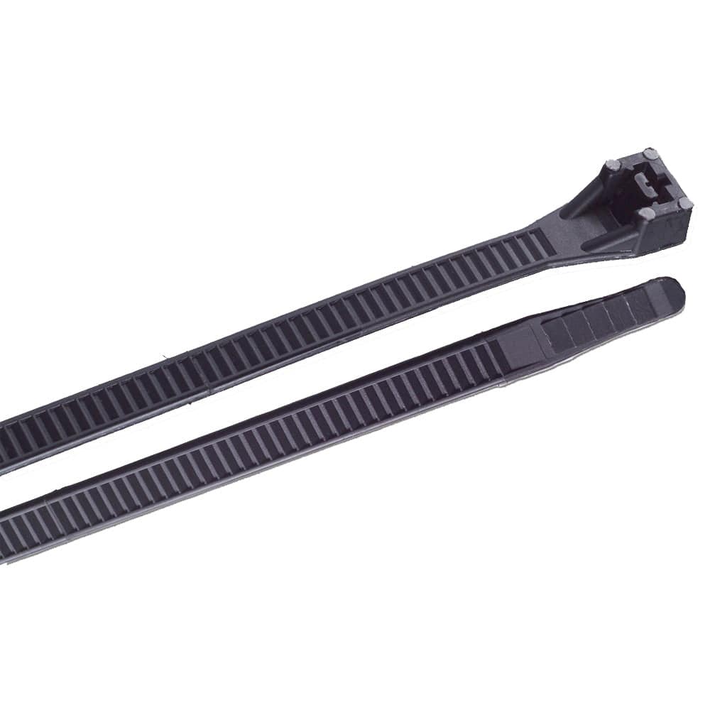 Ancor 8" UV Black Heavy Duty Cable Zip Ties - 100 Pack [199207] - Twin Screws Marine Service