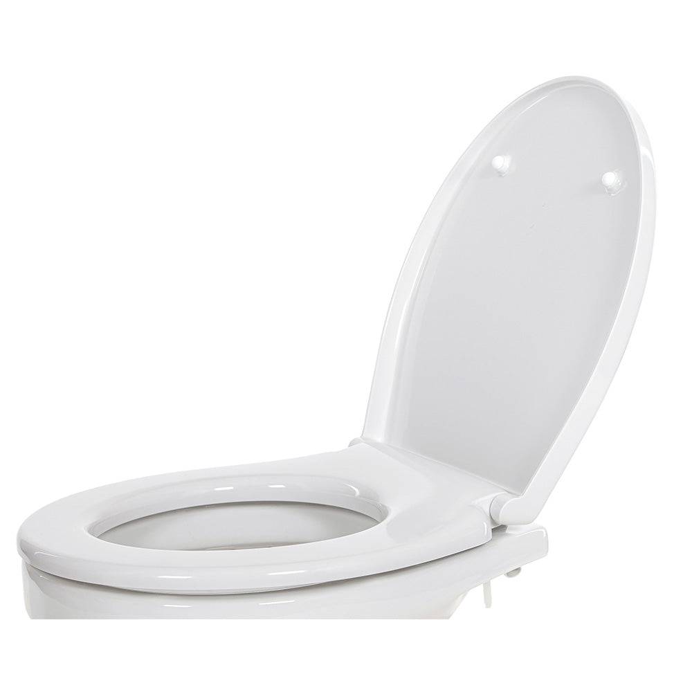 Jabsco Regular Toilet Seat w/Soft Close Lid [58104-2000] - Twin Screws Marine Service