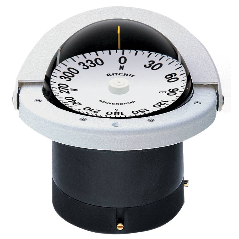 Ritchie FN-201W Navigator Compass - Flush Mount - White [FNW-201] - Twin Screws Marine Service