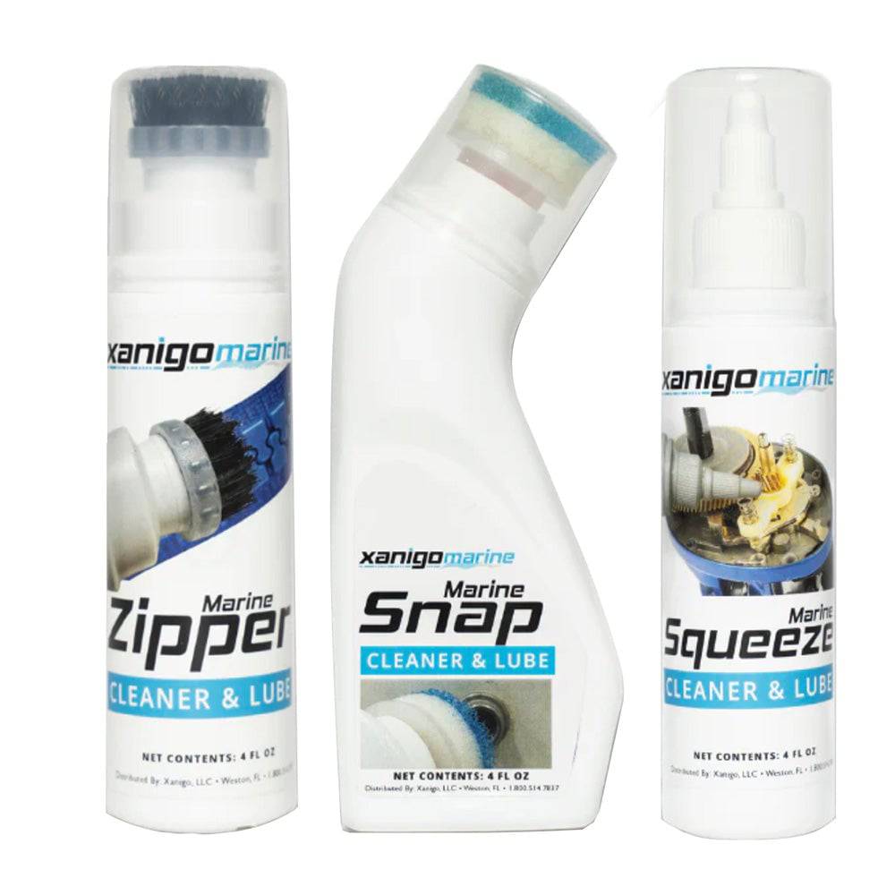 Xanigo Marine 3-Piece Marine Zipper  Snap Lube Set [XMZSLS3PC] - Twin Screws Marine Service