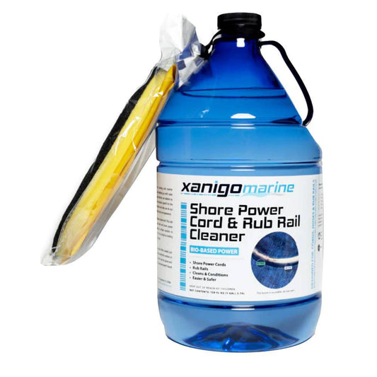 Xanigo Marine Shore Power Cord  Rub Rail Cleaner w/Glove - 1 Gallon [XMSPC1G] - Twin Screws Marine Service