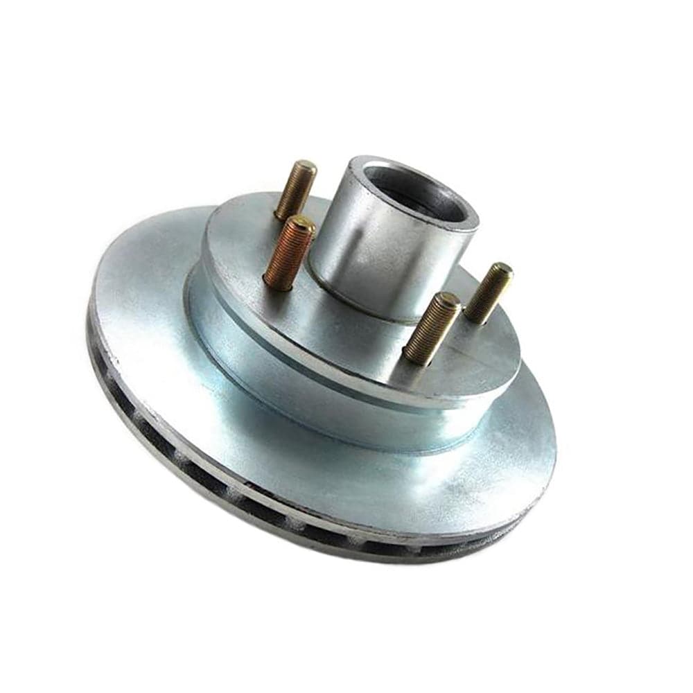 Load Rite Rotor Complete Kit Vented 9.75" Integral, No Grease 5 Stud Dacromet Finish Knott [4265.47K] - Twin Screws Marine Service
