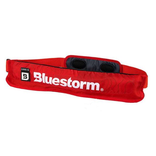 Bluestorm Cirro 16 Manual Inflatable Belt Pack - Nitro Red [BS-USD6MM-RED] - Twin Screws Marine Service